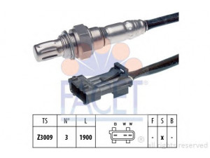 FACET 10.7220 lambda jutiklis 
 Variklis -> Variklio elektra
43 90 266, 9135793-9
