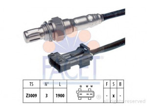 FACET 10.7220 lambda jutiklis 
 Išmetimo sistema -> Lambda jutiklis
43 90 266, 9135793-9