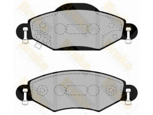 Brake ENGINEERING PA1555 stabdžių trinkelių rinkinys, diskinis stabdys 
 Techninės priežiūros dalys -> Papildomas remontas
044650D040, 044650D010, 044650D040
