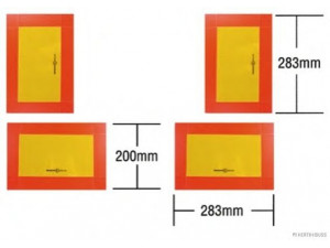 HERTH+BUSS ELPARTS 78700240 įspėjamųjų žymių rinkinys