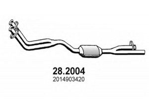 ASSO 28.2004 priekinis duslintuvas 
 Išmetimo sistema -> Duslintuvas
2014903420