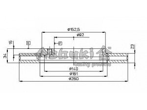 ASHUKI H037-20 stabdžių diskas 
 Dviratė transporto priemonės -> Stabdžių sistema -> Stabdžių diskai / priedai
0 986 478 568/BOSCH, 09.5290.14/BREMBO