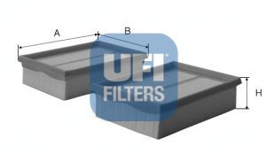 UFI 30.134.00 oro filtras 
 Techninės priežiūros dalys -> Techninės priežiūros intervalai
030198620