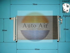 AUTO AIR GLOUCESTER 16-0007 kondensatorius, oro kondicionierius 
 Oro kondicionavimas -> Kondensatorius
976061G000