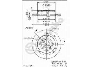 BREMBO 09.7719.10 stabdžių diskas 
 Stabdžių sistema -> Diskinis stabdys -> Stabdžių diskas
4351210160