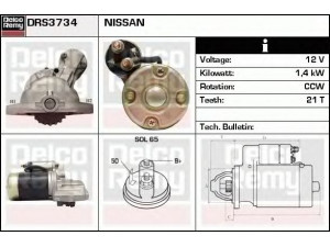 DELCO REMY DRS3734 starteris 
 Elektros įranga -> Starterio sistema -> Starteris
M2T25481, 23300-0C010, 23300-0C010-EP