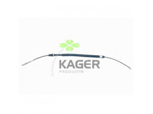 KAGER 19-0327 trosas, stovėjimo stabdys 
 Stabdžių sistema -> Valdymo svirtys/trosai
4745.75