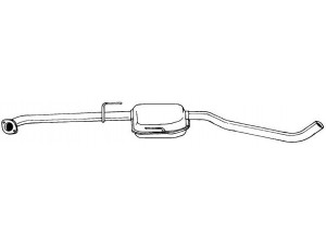 AKS DASIS SG40476 vidurinis duslintuvas 
 Išmetimo sistema -> Duslintuvas
5852835