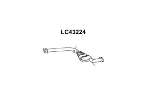 VENEPORTE LC43224 priekinis duslintuvas 
 Išmetimo sistema -> Duslintuvas
60658374