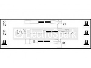 STANDARD OEK126 uždegimo laido komplektas 
 Kibirkšties / kaitinamasis uždegimas -> Uždegimo laidai/jungtys
12 82 046, 12 82 066, 12 82 084