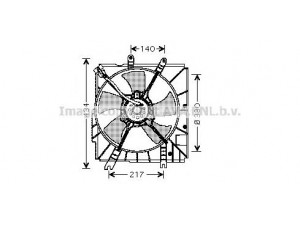 AVA QUALITY COOLING MZ7503 ventiliatorius, radiatoriaus 
 Aušinimo sistema -> Radiatoriaus ventiliatorius
BP0515025