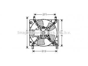 AVA QUALITY COOLING MT7520 ventiliatorius, radiatoriaus