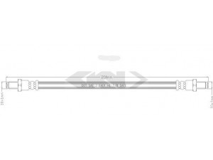 SPIDAN 340520 stabdžių žarnelė 
 Stabdžių sistema -> Stabdžių žarnelės
9094702129, 9094702226