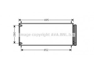 AVA QUALITY COOLING TOA5406 kondensatorius, oro kondicionierius