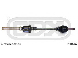 CDX 230646 kardaninis velenas 
 Ratų pavara -> Kardaninis velenas