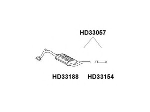 VENEPORTE HD33154 išleidimo kolektorius
18307SH3X06, 18307SH3X07, 18307SH4X07