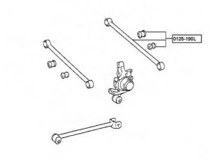 ASVA 0125-190L vikšro valdymo svirtis 
 Ašies montavimas/vairavimo mechanizmas/ratai -> Valdymo svirtis/pasukamosios svirties sujungimas -> Vairo trauklės (valdymo svirtis, išilginis balansyras, diago
48730-20160