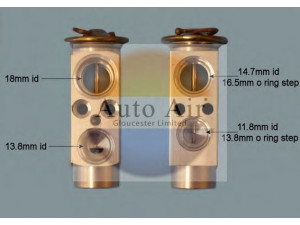 AUTO AIR GLOUCESTER 22-8694 išsiplėtimo vožtuvas, oro kondicionavimas 
 Oro kondicionavimas -> Vožtuvai
64116968202