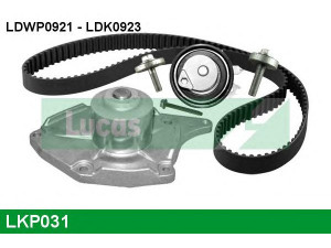 LUCAS ENGINE DRIVE LKP031 vandens siurblio ir paskirstymo diržo komplektas 
 Aušinimo sistema -> Vandens siurblys/tarpiklis -> Vandens siurblys