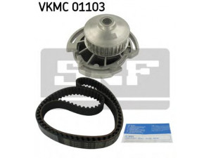 SKF VKMC 01103 vandens siurblio ir paskirstymo diržo komplektas 
 Diržinė pavara -> Paskirstymo diržas/komplektas -> Paskirstymo diržas/komplektas
030 109 119 A, 030 121 004 B, 030 121 005 L