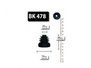 SHAFTEC BK478 gofruotoji membrana, kardaninis velenas 
 Ratų pavara -> Gofruotoji membrana