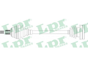 LPR DS14140 kardaninis velenas 
 Ratų pavara -> Kardaninis velenas
1J0407271AD, 1J0407271AQ, 1J0407271B