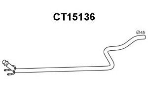 VENEPORTE CT15136 išleidimo kolektorius 
 Išmetimo sistema -> Išmetimo vamzdžiai
1717RF
