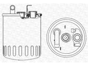 MAGNETI MARELLI 213908509000 kuro filtras 
 Techninės priežiūros dalys -> Papildomas remontas
A6680920101