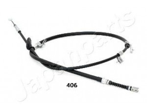 JAPANPARTS BC-406 trosas, stovėjimo stabdys 
 Stabdžių sistema -> Valdymo svirtys/trosai
47510SN7952, 47510SN7953