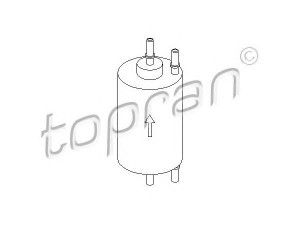 TOPRAN 109 657 kuro filtras 
 Degalų tiekimo sistema -> Kuro filtras/korpusas
8E0 201 511C, 8E0 201 511F, 8E0 201 511G
