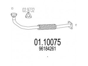 MTS 01.10075 išleidimo kolektorius 
 Išmetimo sistema -> Išmetimo vamzdžiai
96184261