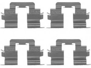 HELLA 8DZ 355 202-631 priedų komplektas, diskinių stabdžių trinkelės 
 Stabdžių sistema -> Diskinis stabdys -> Stabdžių dalys/priedai