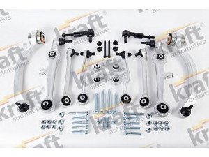 KRAFT AUTOMOTIVE 4210069 pakabos komplektas 
 Ašies montavimas/vairavimo mechanizmas/ratai -> Valdymo svirtis/pasukamosios svirties sujungimas -> Vairo trauklės (valdymo svirtis, išilginis balansyras, diago
4B3 498 998, 4B3 498 998 S1, 4B3 498 998