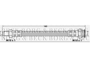 BORG & BECK BBH6649 stabdžių žarnelė 
 Stabdžių sistema -> Stabdžių žarnelės
0007586907, 0060800372, 60800372