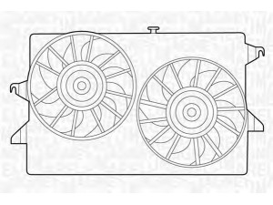 MAGNETI MARELLI 069422398010 ventiliatorius, radiatoriaus 
 Aušinimo sistema -> Oro aušinimas
1095445