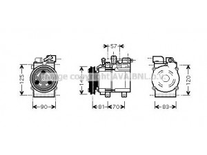 AVA QUALITY COOLING HYK139 kompresorius, oro kondicionierius 
 Oro kondicionavimas -> Kompresorius/dalys
977014A020, 977014A021, 977014A050
