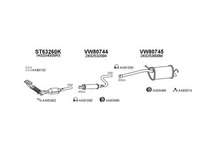 VENEPORTE 800572 išmetimo sistema 
 Išmetimo sistema -> Išmetimo sistema, visa