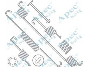 APEC braking KIT723 priedų komplektas, stabdžių trinkelės 
 Stabdžių sistema -> Būgninis stabdys -> Dalys/priedai