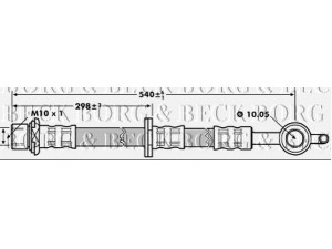 BORG & BECK BBH7272 stabdžių žarnelė 
 Stabdžių sistema -> Stabdžių žarnelės
9094702C31