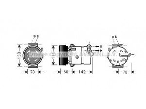 AVA QUALITY COOLING FTAK383 kompresorius, oro kondicionierius 
 Oro kondicionavimas -> Kompresorius/dalys
51783368, 51810417