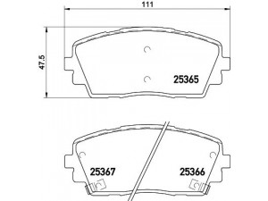 HELLA PAGID 8DB 355 020-611 stabdžių trinkelių rinkinys, diskinis stabdys 
 Techninės priežiūros dalys -> Papildomas remontas
581011YA30, 581011YA00, 581011YA30