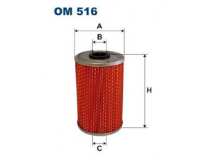 FILTRON OM516 alyvos filtras
0011844125, 0011844425, 0011845125