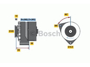 BOSCH 0 120 469 728 kintamosios srovės generatorius
034 903 015 H