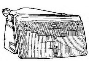 VAN WEZEL 1741941 priekinis žibintas 
 Elektros įranga -> Priekinis žibintas/dalys -> Priekinis žibintas/įterp.
82459008, 82459008