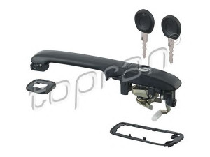 TOPRAN 108 482 durų rankenėlė 
 Užrakinimo sistema -> Rankenėlės
3A0 837 205B, 3A0 837 205D
