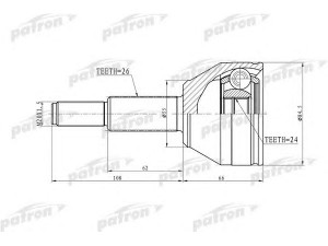 PATRON PCV6777 jungčių komplektas, kardaninis velenas
5F2Z3B436AA, 5F2Z3B437AA