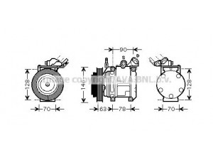 AVA QUALITY COOLING TOK442 kompresorius, oro kondicionierius 
 Oro kondicionavimas -> Kompresorius/dalys
883102B590