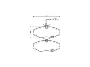 BREMBO P 68 026 stabdžių trinkelių rinkinys, diskinis stabdys 
 Techninės priežiūros dalys -> Papildomas remontas
6025370851