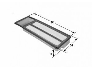 CLEAN FILTERS MA3071 oro filtras 
 Techninės priežiūros dalys -> Techninės priežiūros intervalai
1606498480, 1609851280, 51817708