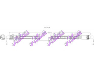 Brovex-Nelson H6579 stabdžių žarnelė 
 Stabdžių sistema -> Stabdžių žarnelės
4415699, 93182623, 7701057740, 93182623